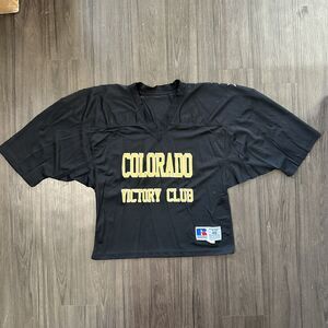 VTG Russel Athletic Colorado Buffaloes Victory Club Football Jersey Size 46 90s